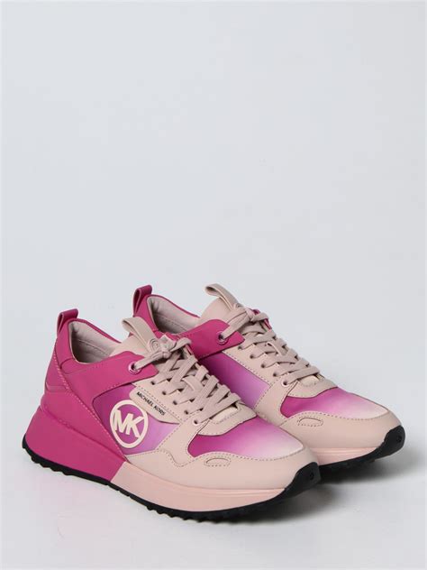 michael kors pink trainers women